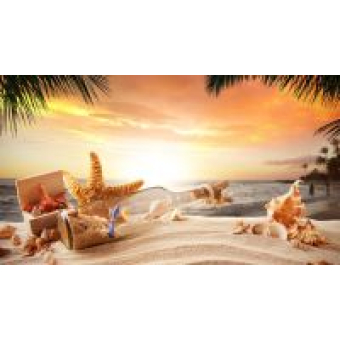 Damond painting canvas 40x30cm, painting 35x25cm: Strand