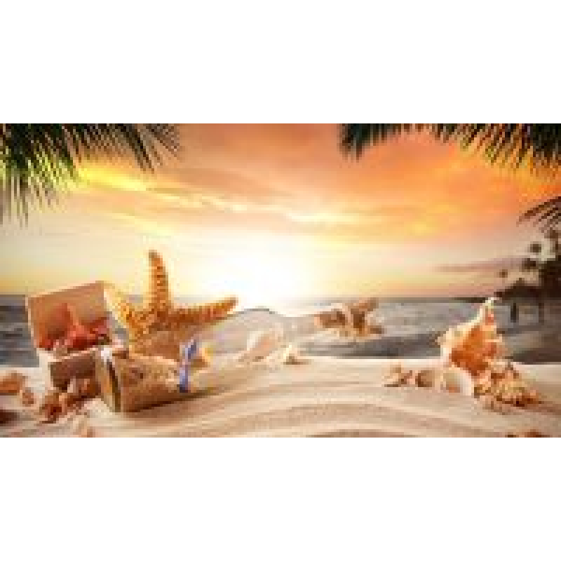 Damond painting canvas 40x30cm, painting 35x25cm: Strand