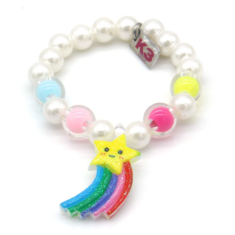 K3 Kinder Bijoux Armband Wit met Ster