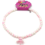 Kinderketting K3 Zeesterren rose/wit met inktvis