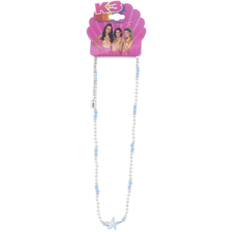 Kinderketting K3 Zeesterren wit/blauw