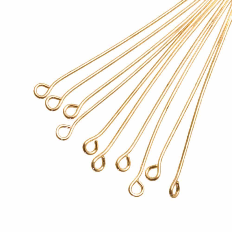 Stainless Steel Kettelstiften (35 x 0.6 mm) Goud (10 Stuks)