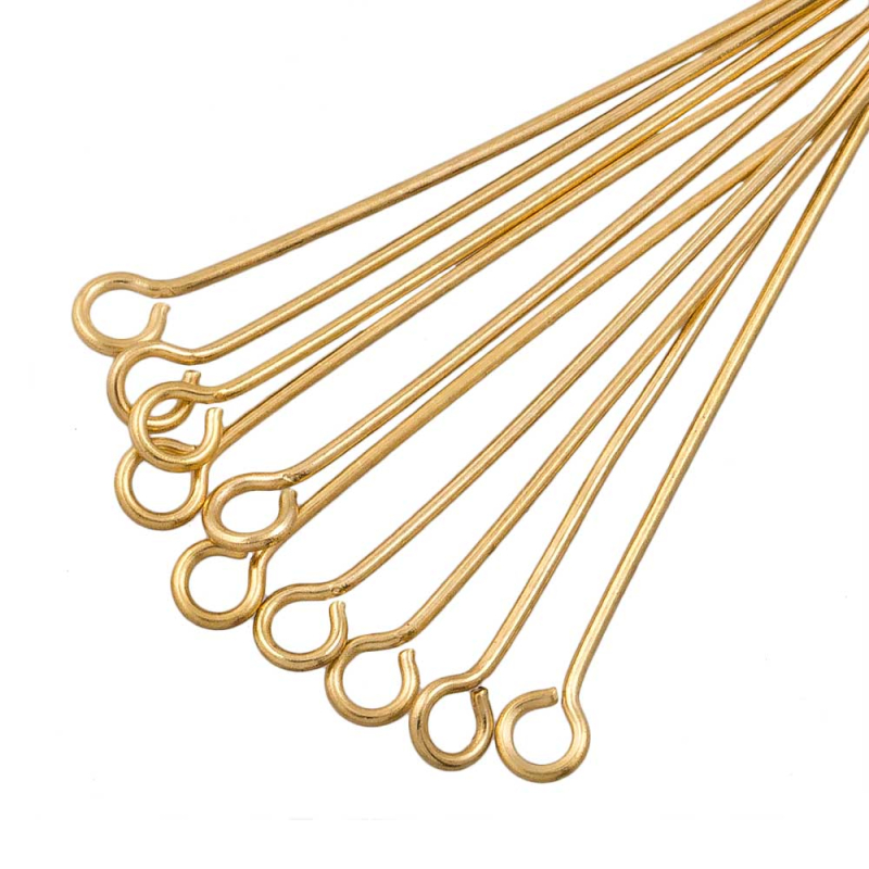 Kettelstiften (40 x 0.6 mm) Goud (50 Stuks)