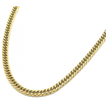 Ketting stainless steel 4mm 40-45cm goudkleur