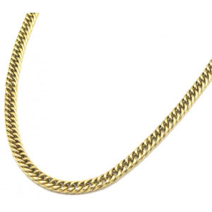 Ketting stainless steel 4mm 40-45cm goudkleur