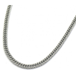 Ketting stainless steel 4mm 40-45cm zilverkleur