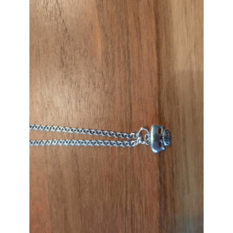 Ketting met hanger: doodskop