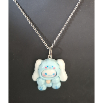 Kinderketting monster blauw 
