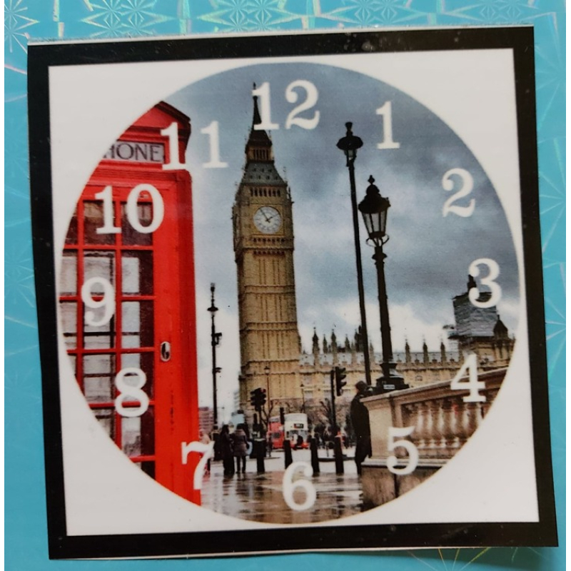 Diamond painting ronde klok: Big-Ben