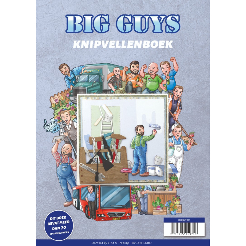 3D Knipvellenboek- Big Guys