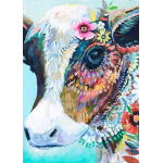 Mona Lisa diamond painting 50x40cm: koe