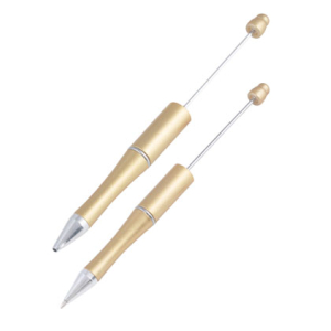 DIY Kunststof/metalen kralenpen 15cm goudkleur