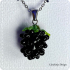 Braamhanger van glas met ketting (lampwork)