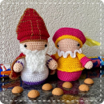 Haakpakket Sint en Piet (geel-oranje)