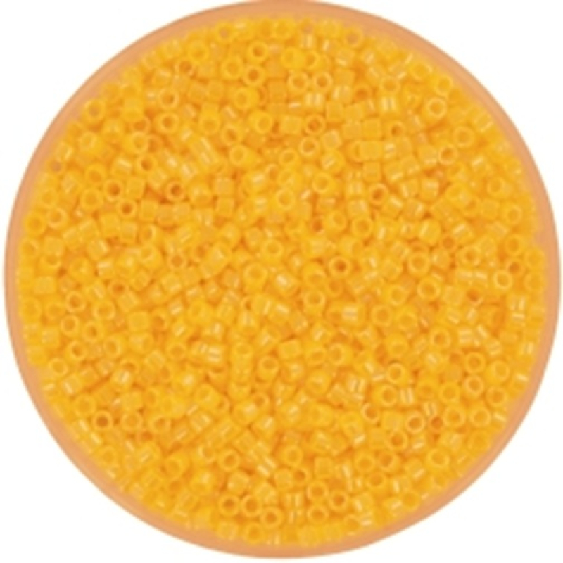 Miyuki delica's 11/0 -opaque luster canary 1562 (5 gram)