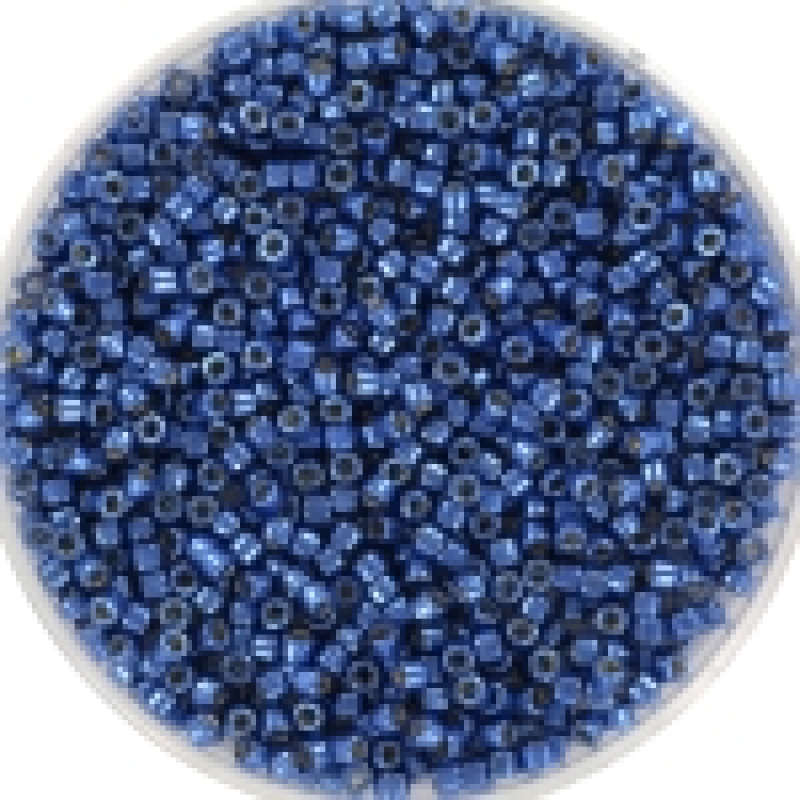 Miyuki delica's 11/0 - duracoat galvanized mermaid blue 5 gram 