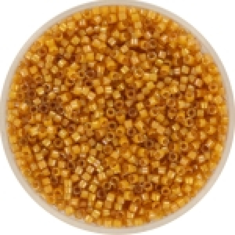 miyuki delica's 11/0 - goldenrod lined topaz ab 272 (5 gram ± 1000stuks)