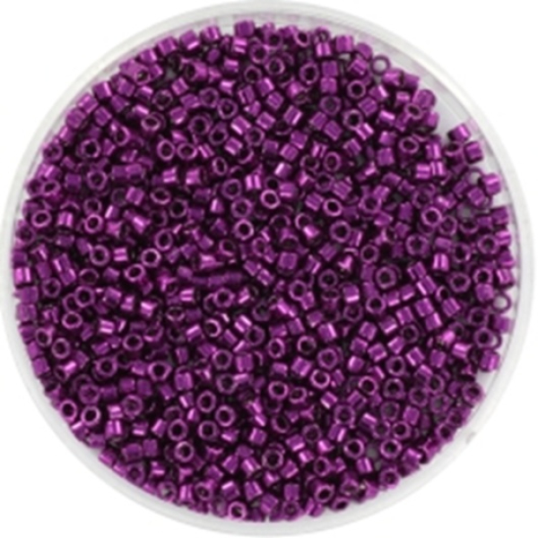 miyuki delica's 11/0 - galvanized dark magenta 463 (5 gram )