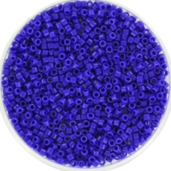 miyuki delica's 11/0 - opaque cobalt blauw 726 (5 gram ± 1000stuks)