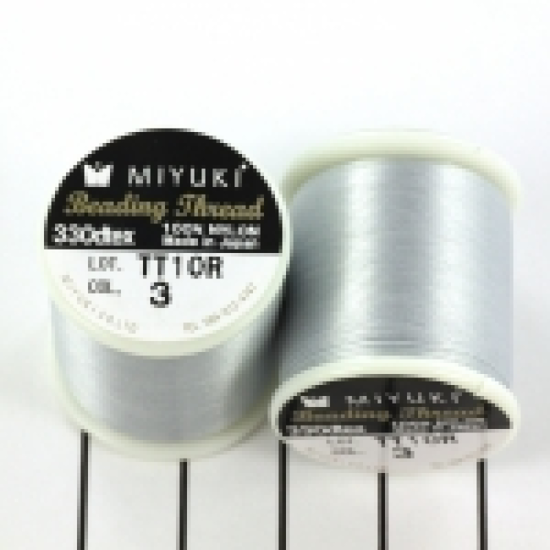 Miyuki beading draad 50 meter - zilver