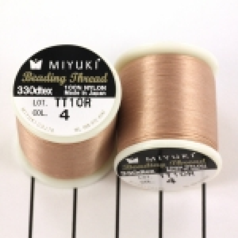 Miyuki beading draad 50 meter - bruin 1 klosje