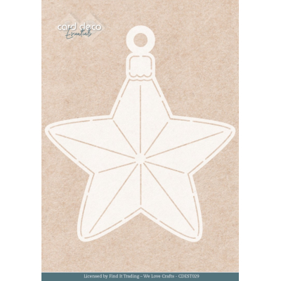 Card Deco Essentials stencil- Enchanting Star - A5