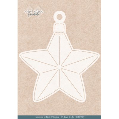 Card Deco Essentials stencil- Enchanting Star - A5