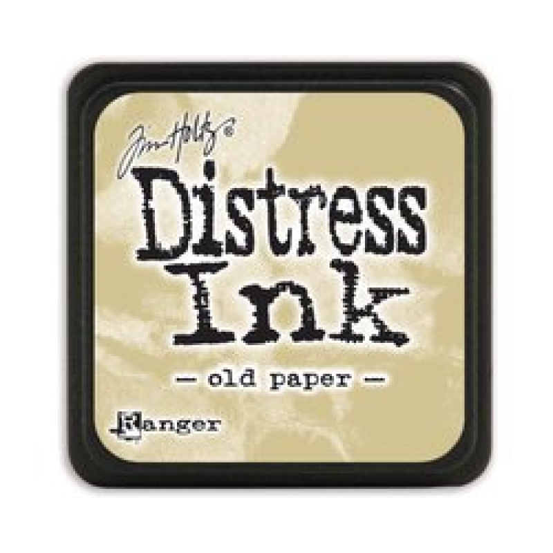 Mini Distress ink: Old paper