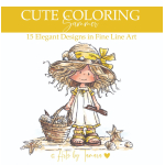  Kleurboek: Arts by Tamara - Cute Coloring - Summer