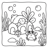 Findit Color - Coloring Book - Cozy Ocean Days ( leverbaar vanaf donderdag 11 juni)