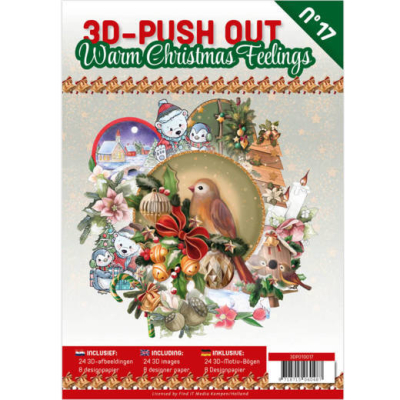 3D Push out Book 17 Warm Christmas Feelings 