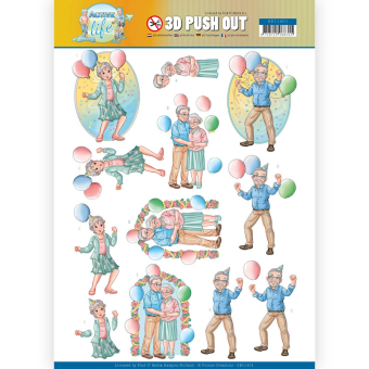 3D Push Out - Yvonne Creations - Samen feesten Active Life 