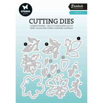 Studio Light • Essentials Cutting Dies Layered - Hibiscus