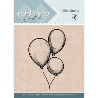 Card Deco Essentials - Clear Stamps - Balloons
