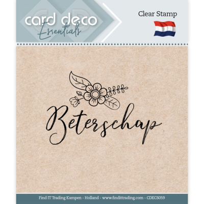 Card Deco Essentials - Clear Stamps - Beterschap