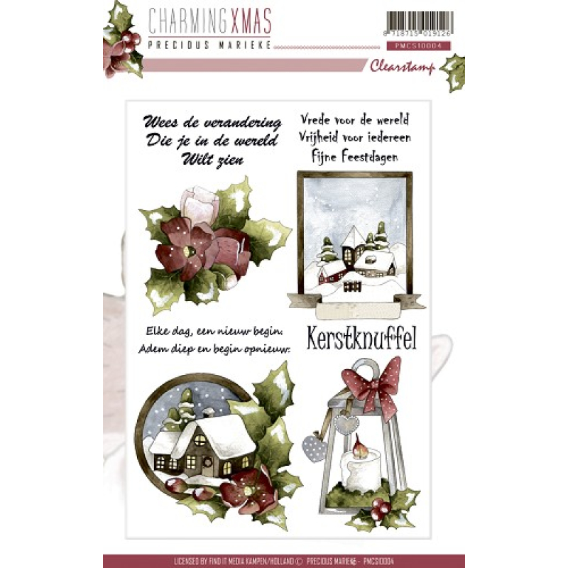  clear stamps - Charming Christmas- Precious Marieke