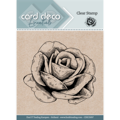 Card Deco Essentials Clear Stamps - Rose