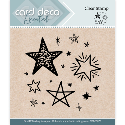 Card Deco Essentials - Clear Stamps - Stars