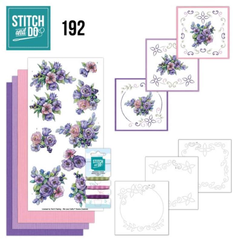 Stitch and Do 192- Yvonne Creations - Very Purple