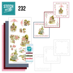 Stitch and Do 232 - Precious Marieke - Flowers in pot