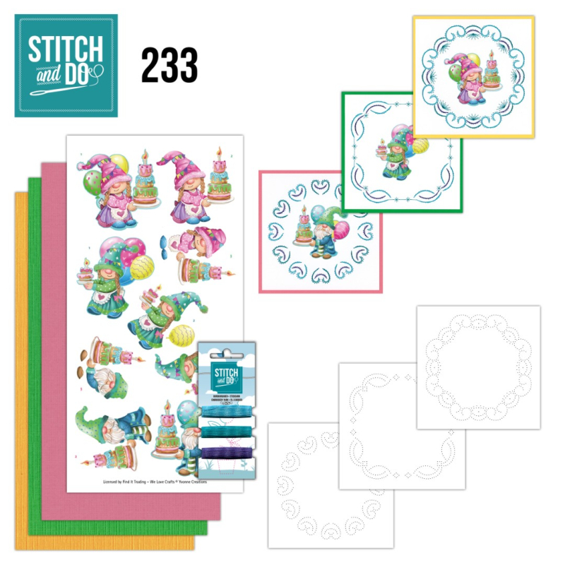 Stitch and Do 233 - Gnome cake