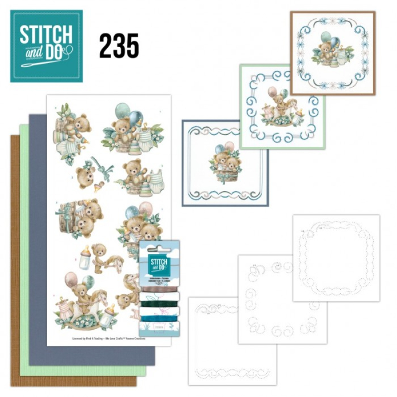 Stitch and Do 235- Cute bears
