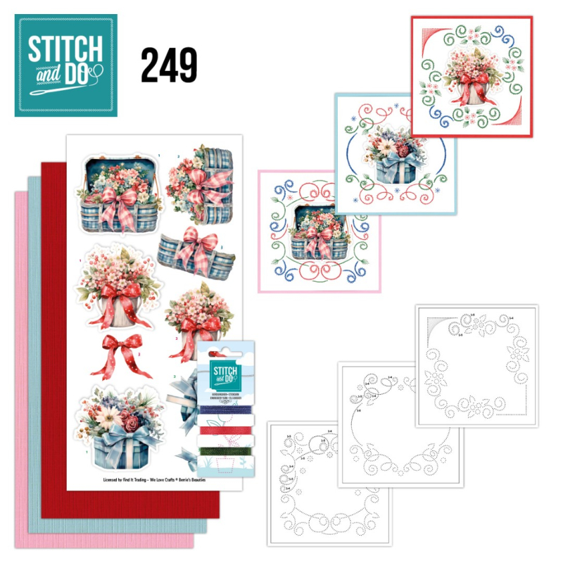 Stitch and Do  249 - Berries Beauties - Frosted Flowers