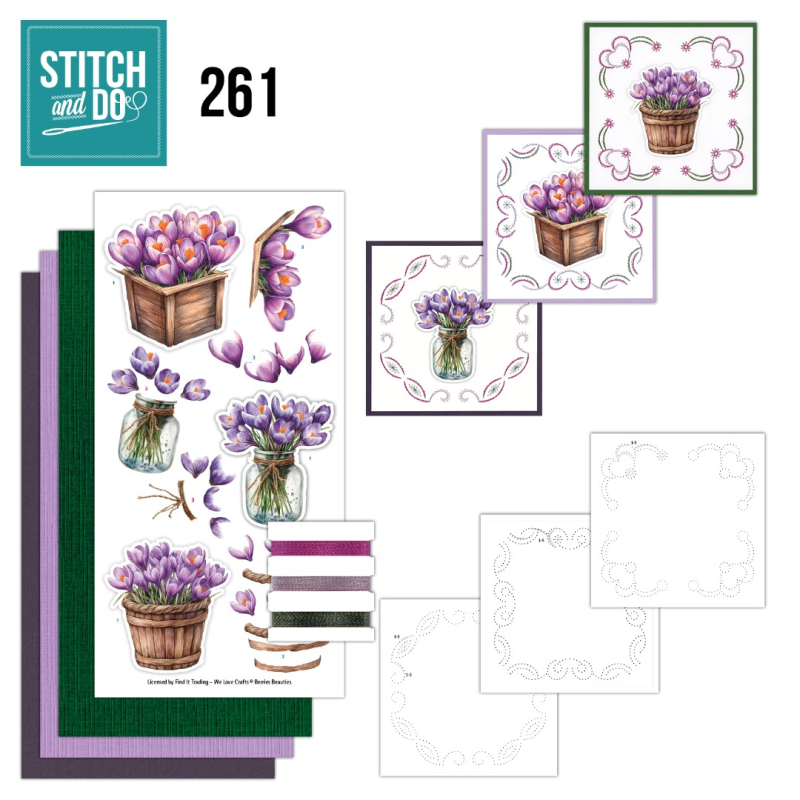 Stitch and Do  261 - Berries Beauties - First blossoms