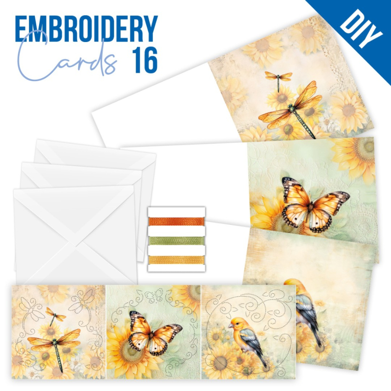 Stitch and Do Cards 016 - Berries Beauties - Blooming Sun 