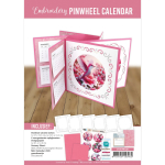 Embroidery Pinwheel Calendar - Berries Beauties - Hummingbirds