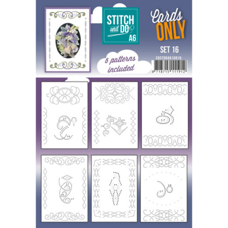 Stitch and Do - Cards Only Stitch A6- Set 016