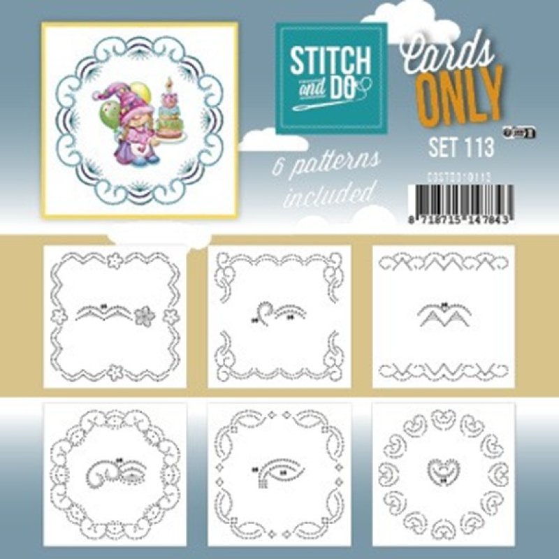 Stitch & Do - Cards only Stitch 4k - set 113