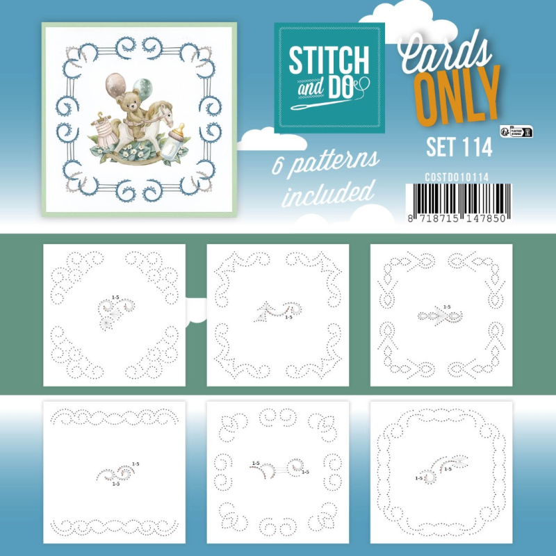 Stitch & Do - Cards only Stitch 4k - set 114