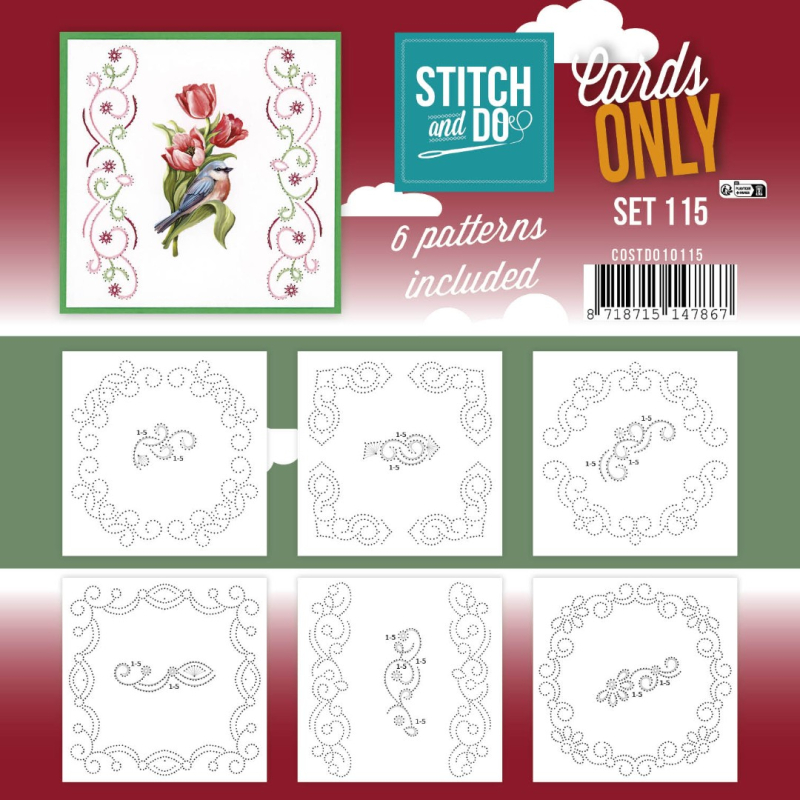 Stitch & Do - Cards only Stitch 4k - set 115